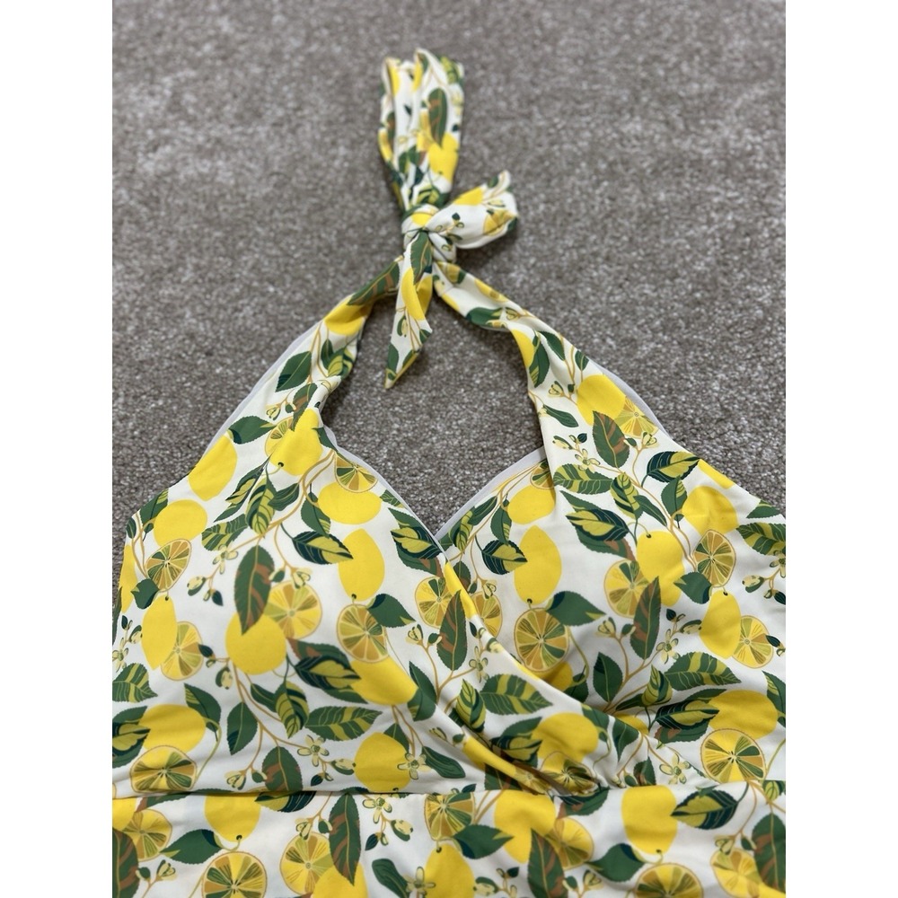Boden Set Of 2 US 20-22 Long Swimsuits - Lemons & Pineapples Excellent Condition - Picture 7 of 16